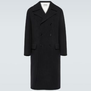 Jil Sander Double-breasted oversized wool coat