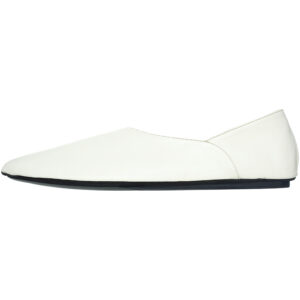 Jil Sander White leather slippers