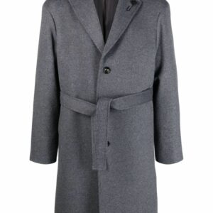 Lardini Medium Grey Wool Coat