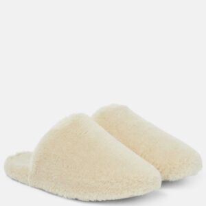 Loro Piana Wintercozy cashmere and silk slippers