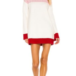 Lovers and Friends Kane Sweater Dress in White. Size L, M, S.