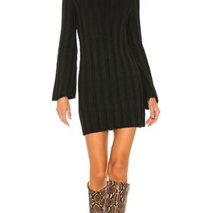 Lovers and Friends Taytay Sweater Dress in Black. Size L, M, XS.