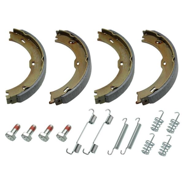 MEYLE 014 533 0001/S Handbrake Shoes Rear Axle ORIGINAL Quality with spring MERCEDES-BENZ: Sprinter 3.5-T Van, Sprinter 3.5-T Platform/Chassis