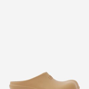 MM6 Maison Margiela Camel Rubber Anatomic Slippers