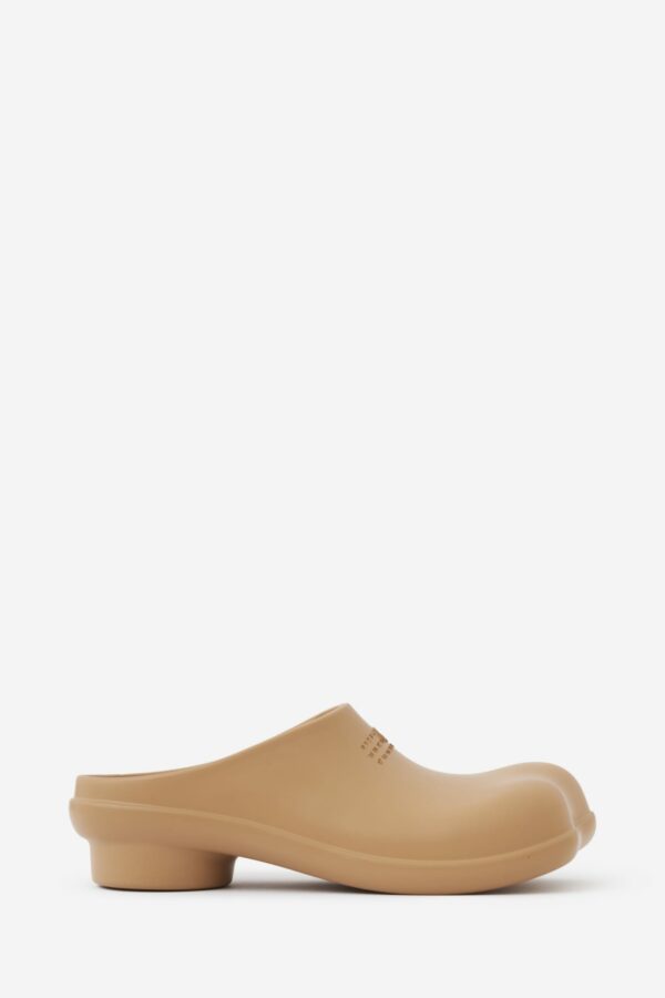 MM6 Maison Margiela Camel Rubber Anatomic Slippers