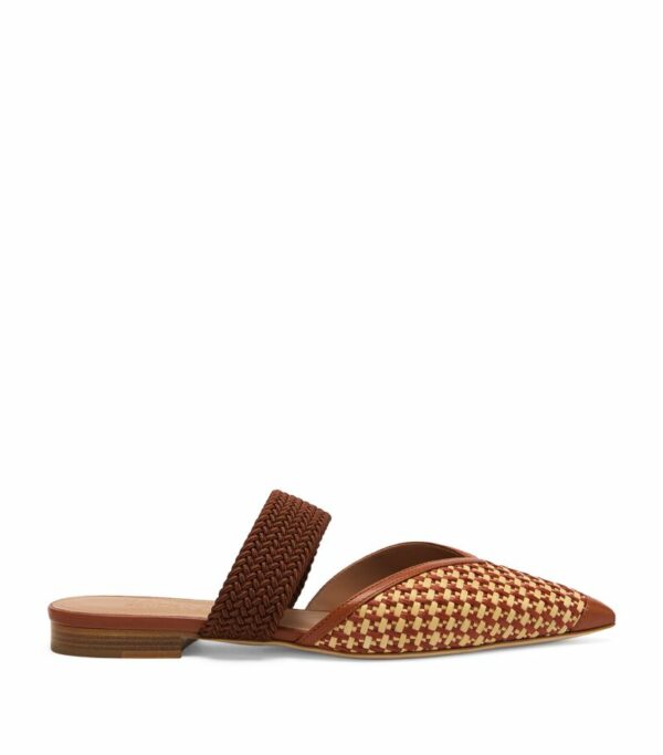 Malone Souliers Raffia Manu Slippers