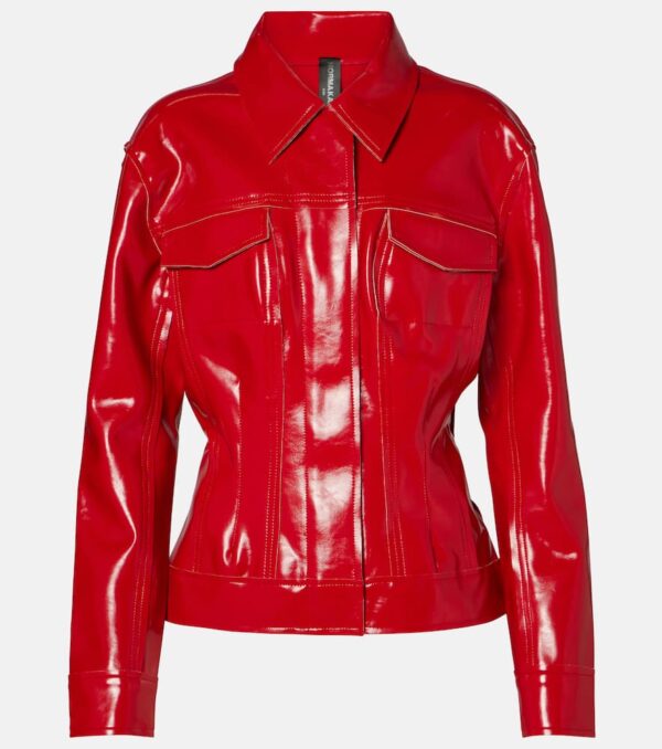 Norma Kamali Faux leather jacket