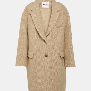 Marant Etoile Limiza checked wool coat