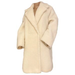 Marina Rinaldi Teddy Bear Icon wool coat