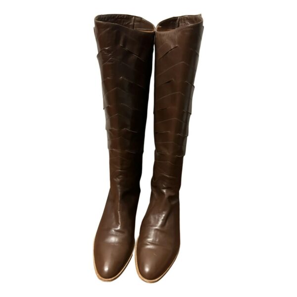 Mario Valentino Leather riding boots