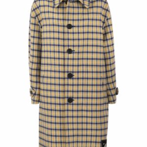 Marni Reversible Wool Coat With Check Pattern