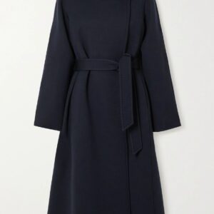 Max Mara - Manuela Belted Wool Coat - Blue