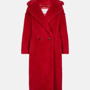 Max Mara Teddy Bear Icon alpaca, wool and silk coat