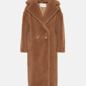 Max Mara Teddy Bear camel hair and silk coat