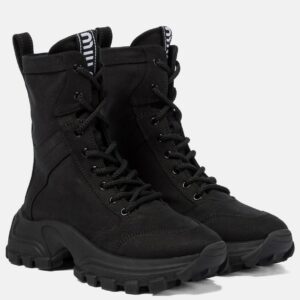 Miu Miu Lace-up combat boots