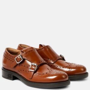 Miu Miu x Church's Double Monk leather brogues