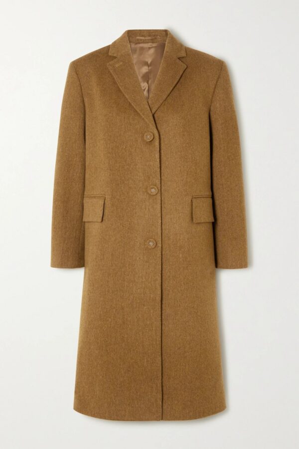 OFFICINE GÉNÉRALE - Amber Wool Coat - Camel