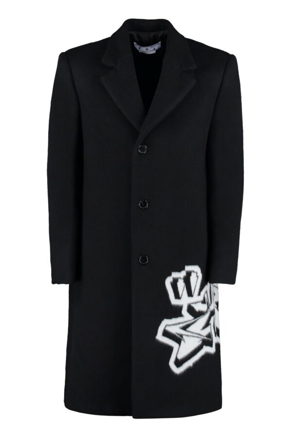 Off-White Skate Wool Coat