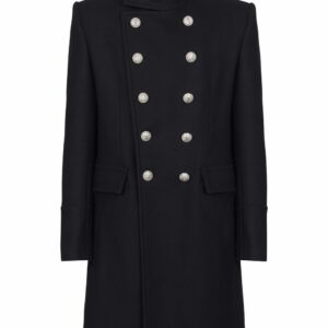 Officer Virgin Wool Coat