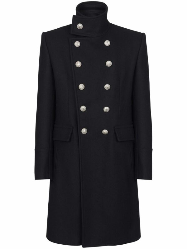 Officer Virgin Wool Coat