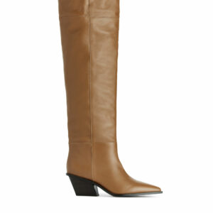 Over-the-Knee Boots - Beige