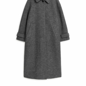 Oversized Wool Coat - Grey