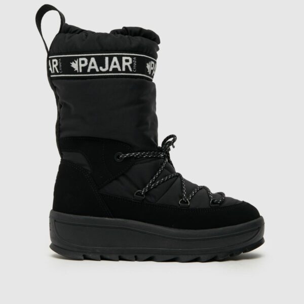 PAJAR galaxy tall snow boots in black