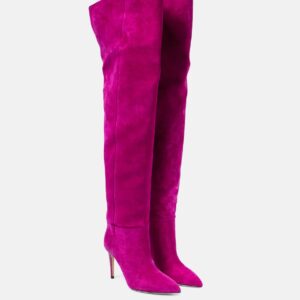 Paris Texas Suede over-the-knee boots