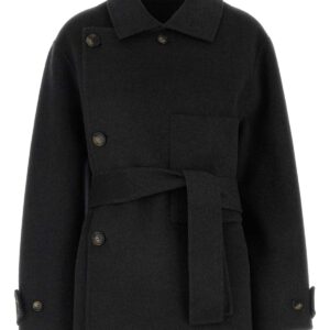 Philosophy di Lorenzo Serafini Charcoal Wool Coat