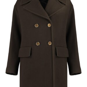 Pinko Double-breasted Wool Coat