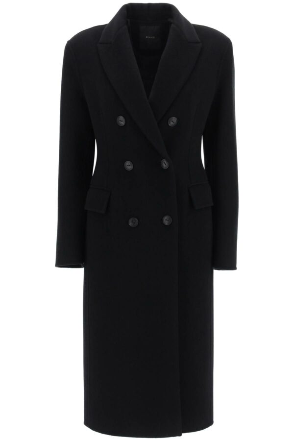 Pinko Ebook Double-faced Wool Coat