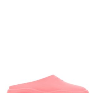 Prada Dark Pink Rubber Slippers