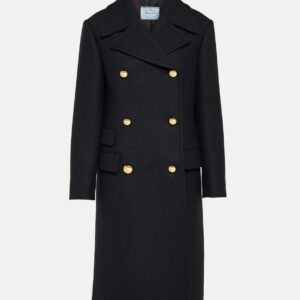 Prada Double-breasted wool coat