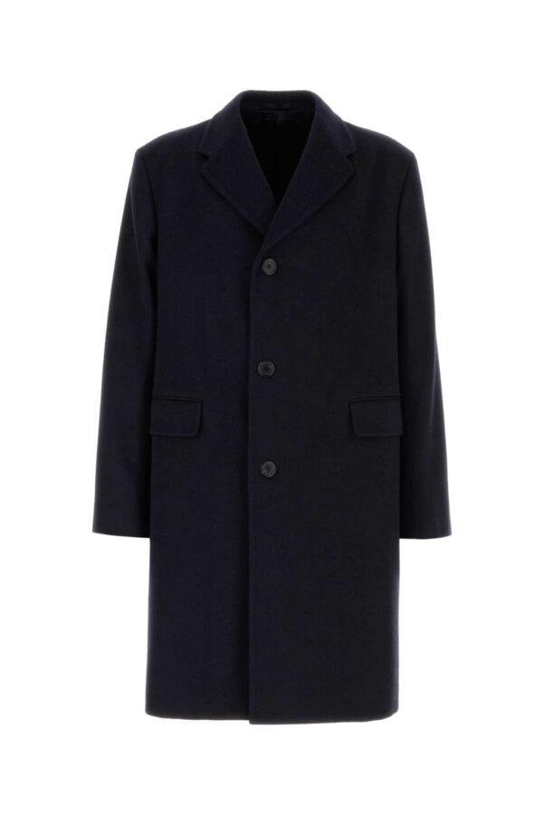 Prada Midnight Blue Wool Coat