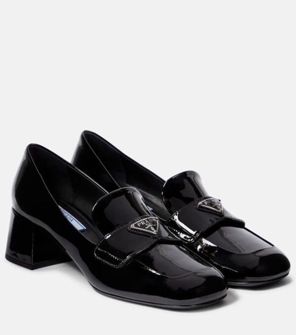 Prada Patent leather loafer pumps