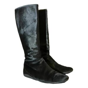 Prada Pony-style calfskin riding boots