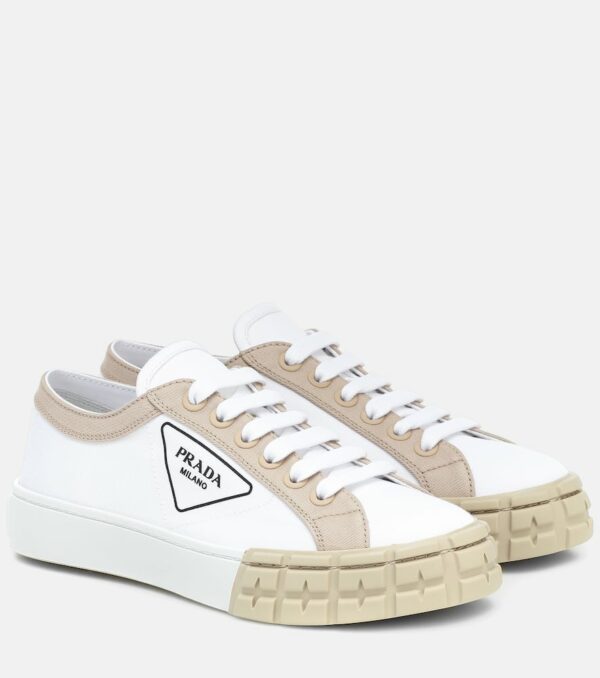 Prada Wheel gabardine sneakers