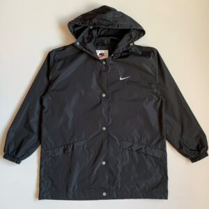 90S Nike Vintage Womens Windbreaker Jacket Size Black S | 4-6 Streetwear Athletic Retro Hip Hop