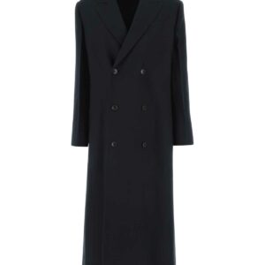 Quira Midnight Blue Wool Coat