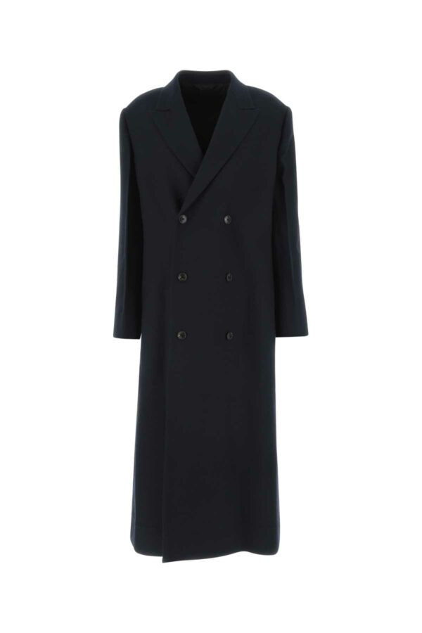 Quira Midnight Blue Wool Coat