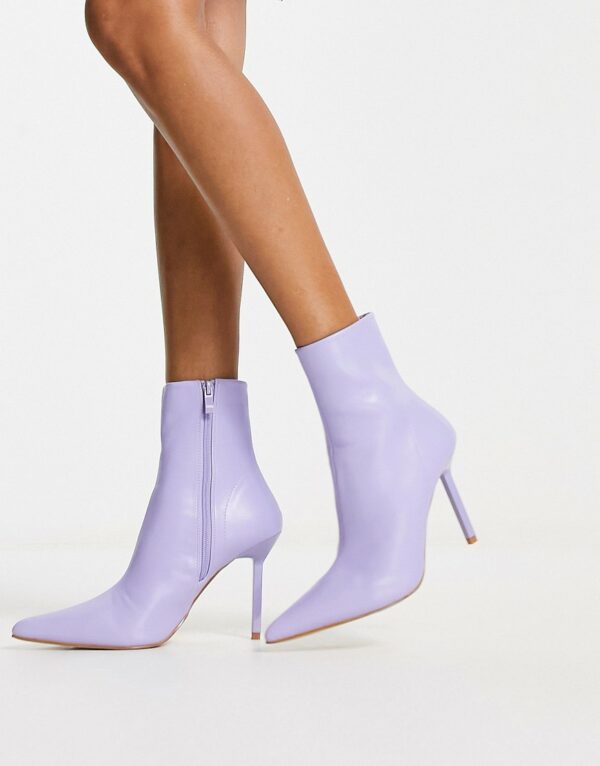 RAID Tamrya stiletto ankle boots in lavender-Purple