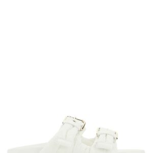 RED Valentino White Taffetas Slippers