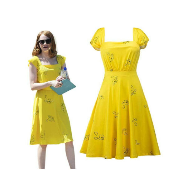 (S) Forget Movie La La Land Hi-res Yellow Summer Dress La La Land Cosplay Costume For Women Party Dresses