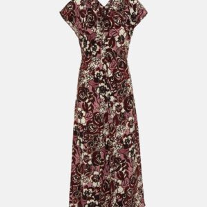 'S Max Mara Affetto floral silk midi dress