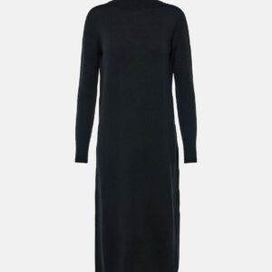 'S Max Mara Brussel wool turtleneck midi dress