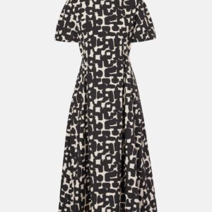 'S Max Mara Callas printed cotton poplin midi dress