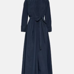 'S Max Mara Capo pleated denim midi dress