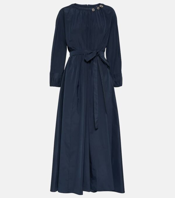 'S Max Mara Capo pleated denim midi dress