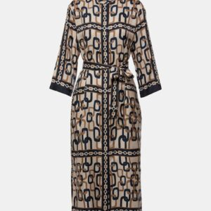 'S Max Mara Falesia printed twill midi dress