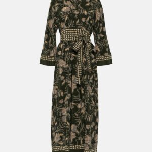 'S Max Mara Fedra floral silk crêpe de chine maxi dress